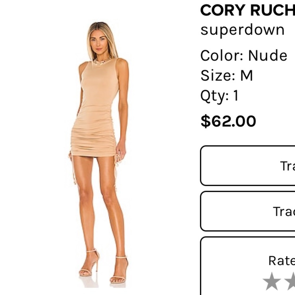 Super down mini dress